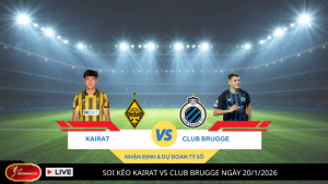 Soi Kèo Kairat vs Club Brugge