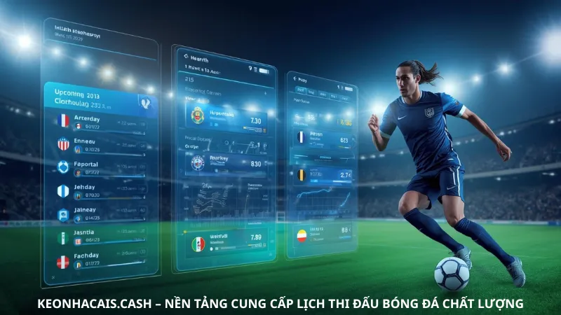 lịch thi đấu bóng đá